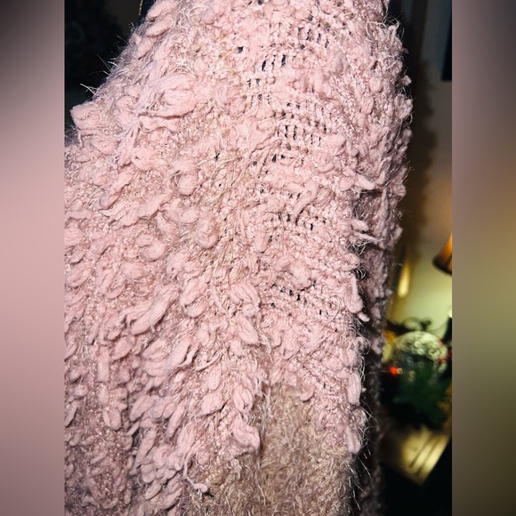 Mauve Cardigan Sweater - Picture 3 of 5